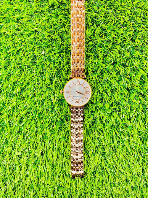 Elegant Gold Empro Armai Women's Watch – Water Resistant, Lightweight & Stylish - Ascent Styles