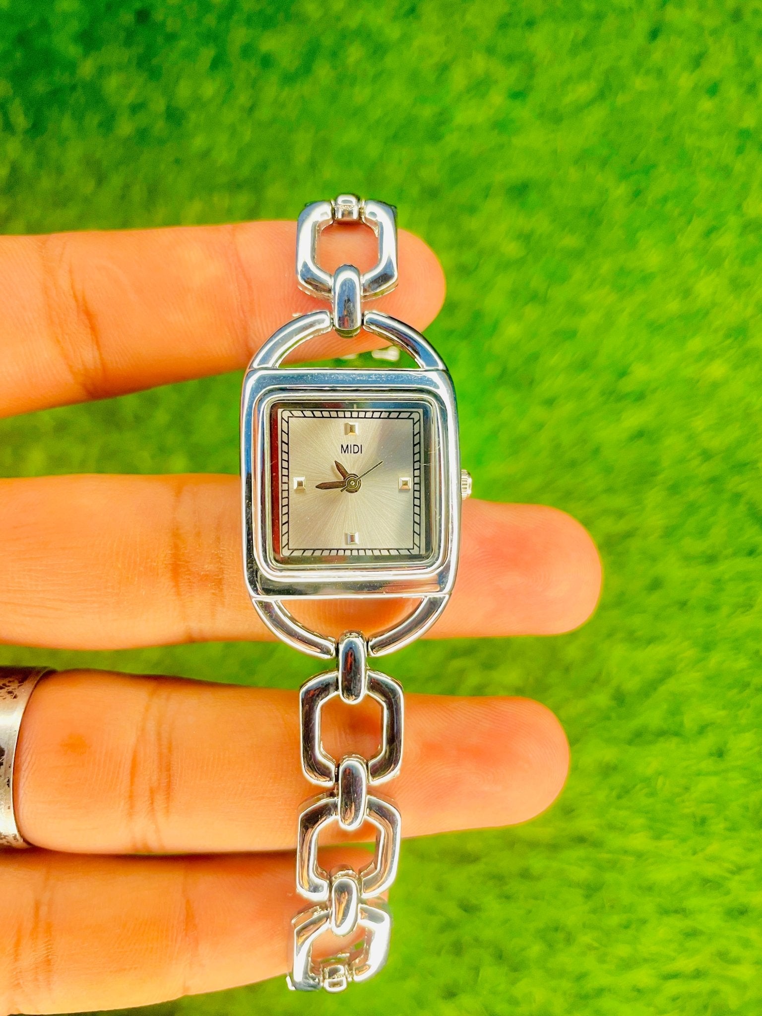 Elegant Silver MIDI Women's Watch – Water Resistant, Lightweight & Minimalist Design - Ascent Styles