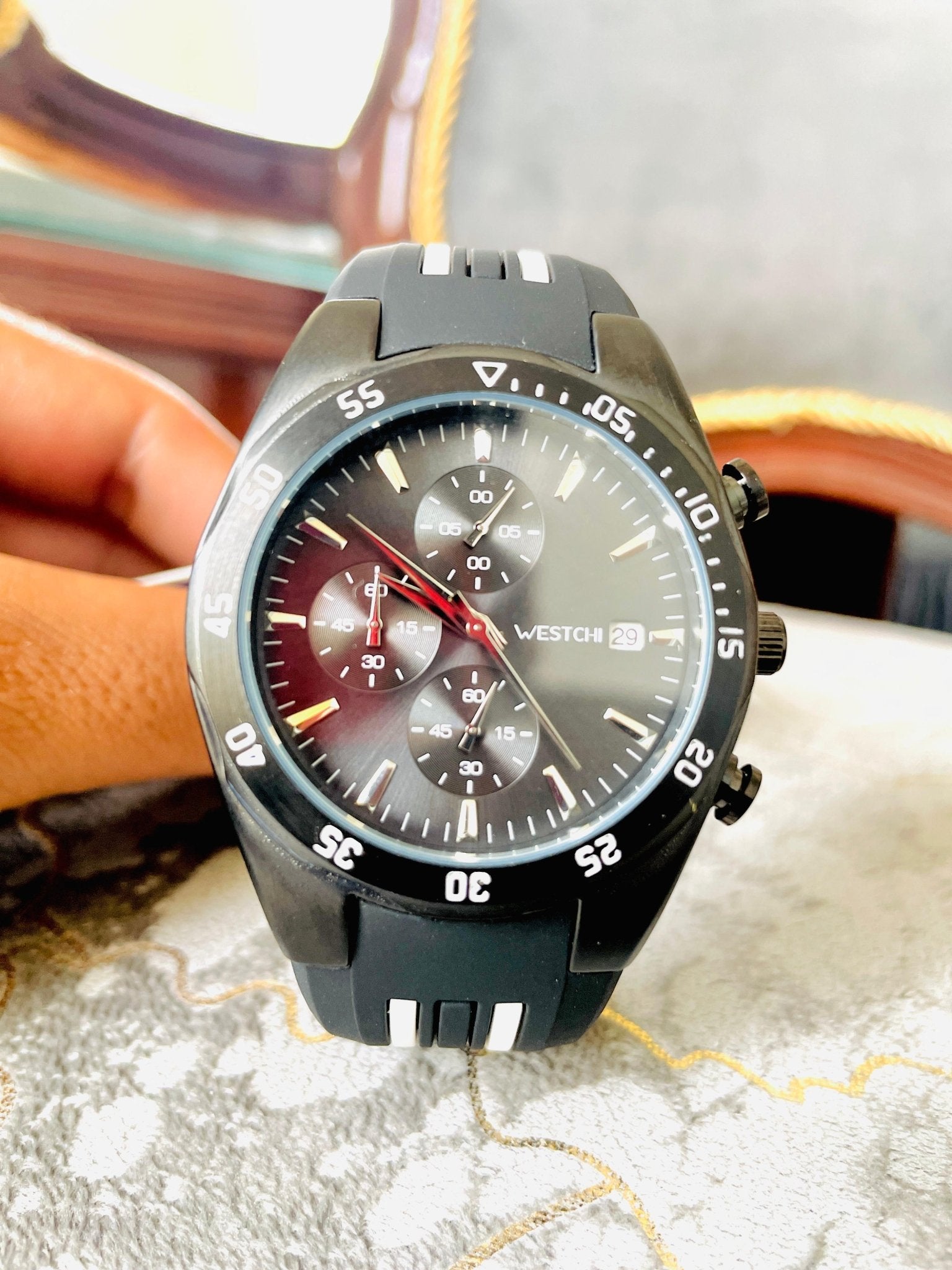 WESTCHI - HI Men's Chronograph Sports Watch - Ascent Styles